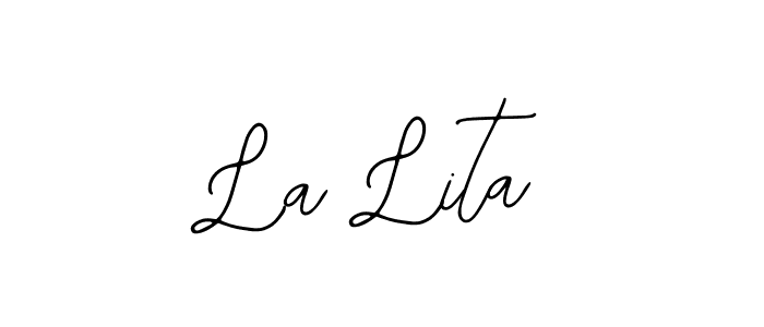 It looks lik you need a new signature style for name La Lita. Design unique handwritten (Bearetta-2O07w) signature with our free signature maker in just a few clicks. La Lita signature style 12 images and pictures png