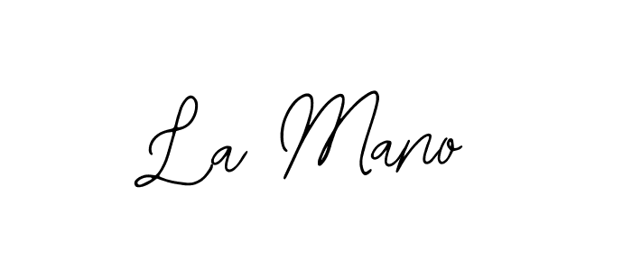 Similarly Bearetta-2O07w is the best handwritten signature design. Signature creator online .You can use it as an online autograph creator for name La Mano. La Mano signature style 12 images and pictures png