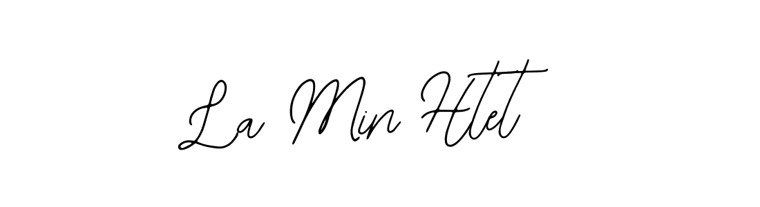 How to make La Min Htet signature? Bearetta-2O07w is a professional autograph style. Create handwritten signature for La Min Htet name. La Min Htet signature style 12 images and pictures png