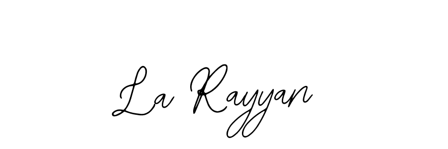 if you are searching for the best signature style for your name La Rayyan. so please give up your signature search. here we have designed multiple signature styles  using Bearetta-2O07w. La Rayyan signature style 12 images and pictures png