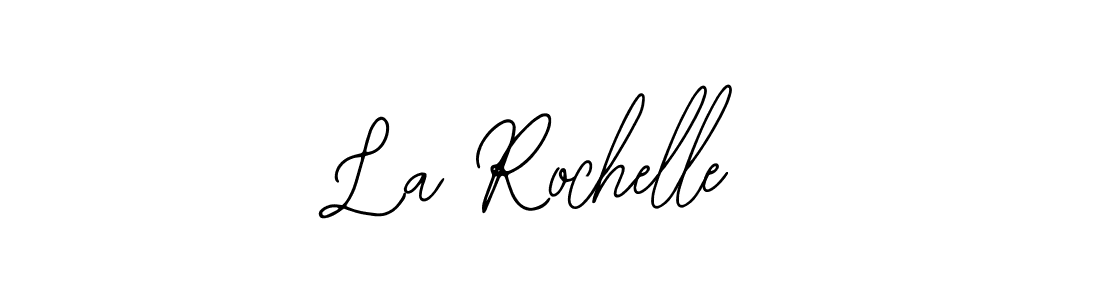 Design your own signature with our free online signature maker. With this signature software, you can create a handwritten (Bearetta-2O07w) signature for name La Rochelle. La Rochelle signature style 12 images and pictures png