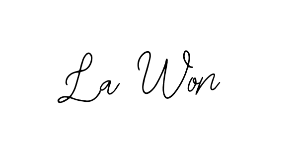 See photos of La Won official signature by Spectra . Check more albums & portfolios. Read reviews & check more about Bearetta-2O07w font. La Won signature style 12 images and pictures png