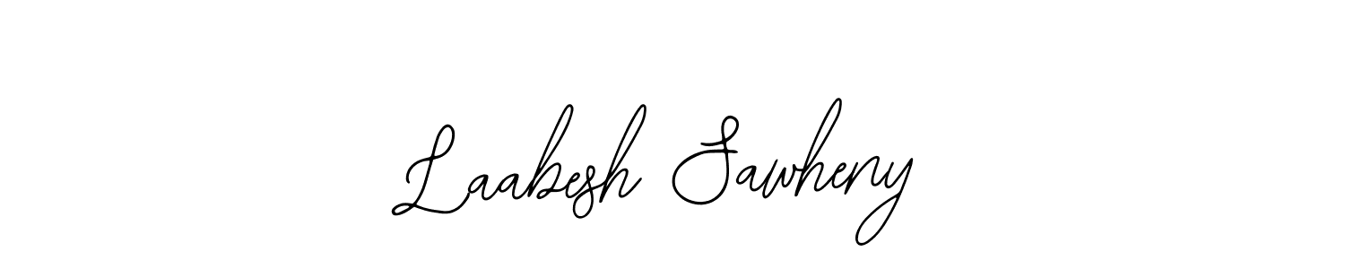The best way (Bearetta-2O07w) to make a short signature is to pick only two or three words in your name. The name Laabesh Sawheny include a total of six letters. For converting this name. Laabesh Sawheny signature style 12 images and pictures png