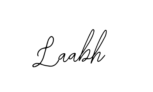 How to make Laabh name signature. Use Bearetta-2O07w style for creating short signs online. This is the latest handwritten sign. Laabh signature style 12 images and pictures png