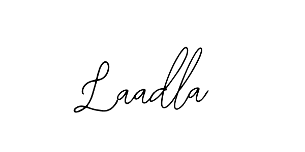 You should practise on your own different ways (Bearetta-2O07w) to write your name (Laadla) in signature. don't let someone else do it for you. Laadla signature style 12 images and pictures png
