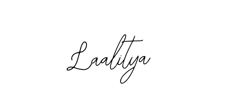 Design your own signature with our free online signature maker. With this signature software, you can create a handwritten (Bearetta-2O07w) signature for name Laalitya. Laalitya signature style 12 images and pictures png