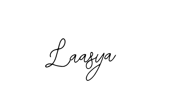 Design your own signature with our free online signature maker. With this signature software, you can create a handwritten (Bearetta-2O07w) signature for name Laasya. Laasya signature style 12 images and pictures png