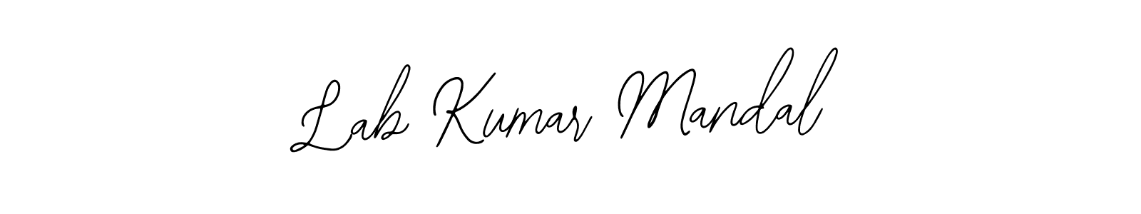 Also we have Lab Kumar Mandal name is the best signature style. Create professional handwritten signature collection using Bearetta-2O07w autograph style. Lab Kumar Mandal signature style 12 images and pictures png
