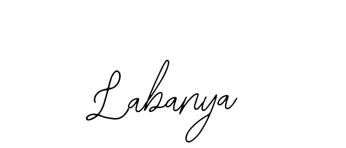 The best way (Bearetta-2O07w) to make a short signature is to pick only two or three words in your name. The name Labanya include a total of six letters. For converting this name. Labanya signature style 12 images and pictures png