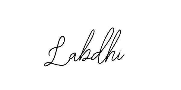 The best way (Bearetta-2O07w) to make a short signature is to pick only two or three words in your name. The name Labdhi include a total of six letters. For converting this name. Labdhi signature style 12 images and pictures png
