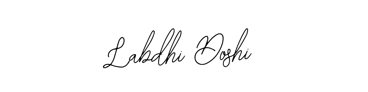 You should practise on your own different ways (Bearetta-2O07w) to write your name (Labdhi Doshi) in signature. don't let someone else do it for you. Labdhi Doshi signature style 12 images and pictures png