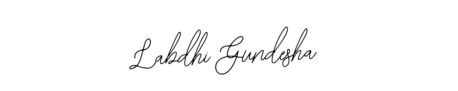Labdhi Gundesha stylish signature style. Best Handwritten Sign (Bearetta-2O07w) for my name. Handwritten Signature Collection Ideas for my name Labdhi Gundesha. Labdhi Gundesha signature style 12 images and pictures png