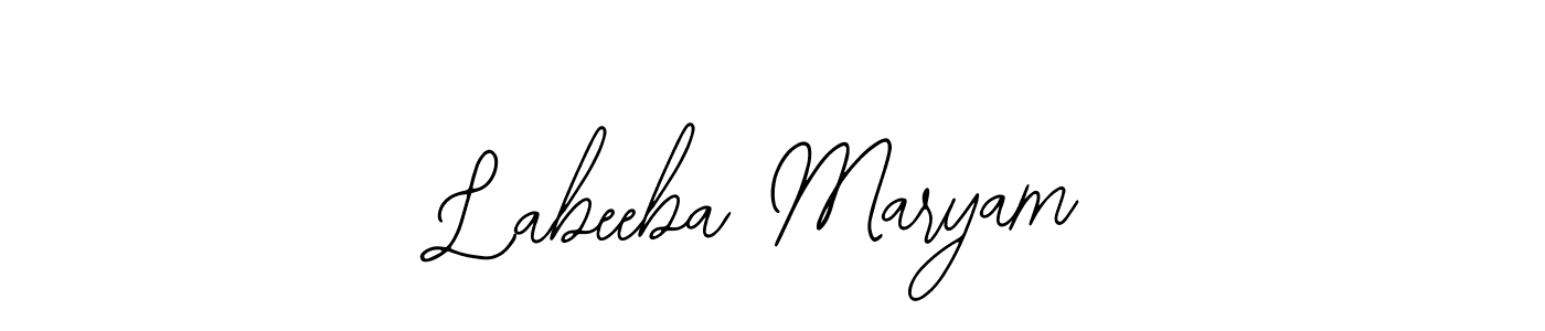 if you are searching for the best signature style for your name Labeeba Maryam. so please give up your signature search. here we have designed multiple signature styles  using Bearetta-2O07w. Labeeba Maryam signature style 12 images and pictures png