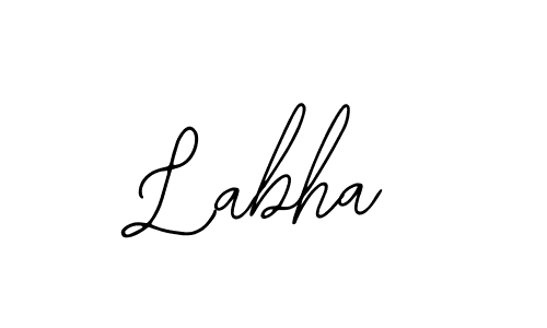 Use a signature maker to create a handwritten signature online. With this signature software, you can design (Bearetta-2O07w) your own signature for name Labha. Labha signature style 12 images and pictures png