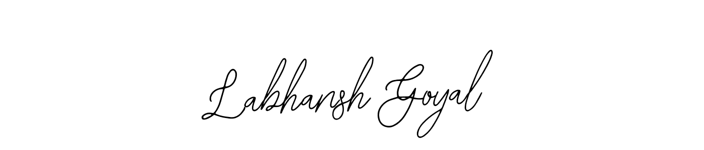 Bearetta-2O07w is a professional signature style that is perfect for those who want to add a touch of class to their signature. It is also a great choice for those who want to make their signature more unique. Get Labhansh Goyal name to fancy signature for free. Labhansh Goyal signature style 12 images and pictures png