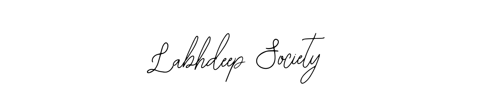 The best way (Bearetta-2O07w) to make a short signature is to pick only two or three words in your name. The name Labhdeep Society include a total of six letters. For converting this name. Labhdeep Society signature style 12 images and pictures png