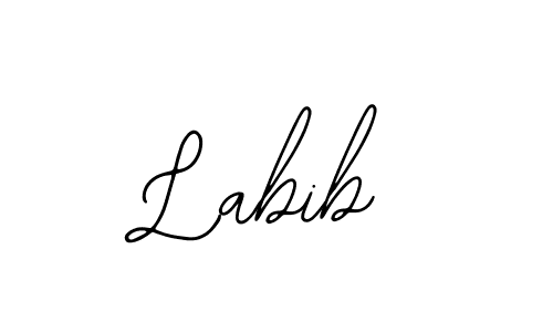 How to make Labib name signature. Use Bearetta-2O07w style for creating short signs online. This is the latest handwritten sign. Labib signature style 12 images and pictures png