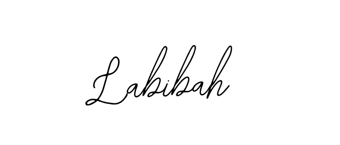 You should practise on your own different ways (Bearetta-2O07w) to write your name (Labibah) in signature. don't let someone else do it for you. Labibah signature style 12 images and pictures png