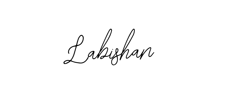 The best way (Bearetta-2O07w) to make a short signature is to pick only two or three words in your name. The name Labishan include a total of six letters. For converting this name. Labishan signature style 12 images and pictures png