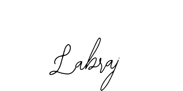 Use a signature maker to create a handwritten signature online. With this signature software, you can design (Bearetta-2O07w) your own signature for name Labraj. Labraj signature style 12 images and pictures png