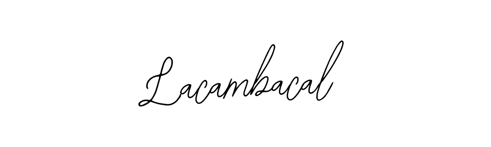 Also You can easily find your signature by using the search form. We will create Lacambacal name handwritten signature images for you free of cost using Bearetta-2O07w sign style. Lacambacal signature style 12 images and pictures png