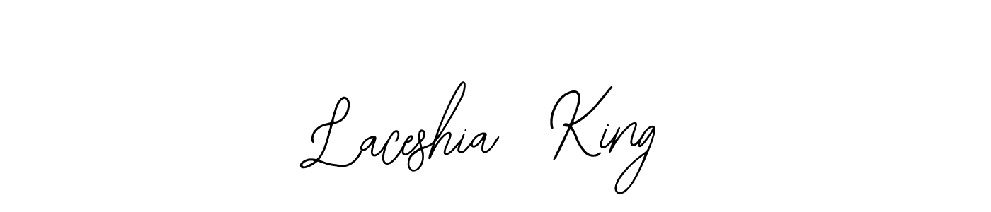 You should practise on your own different ways (Bearetta-2O07w) to write your name (Laceshia  King) in signature. don't let someone else do it for you. Laceshia  King signature style 12 images and pictures png