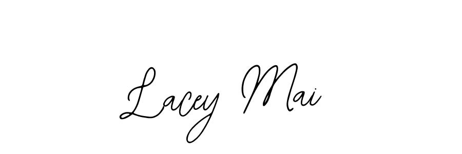 if you are searching for the best signature style for your name Lacey Mai. so please give up your signature search. here we have designed multiple signature styles  using Bearetta-2O07w. Lacey Mai signature style 12 images and pictures png