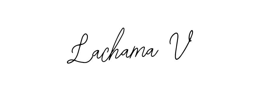 Once you've used our free online signature maker to create your best signature Bearetta-2O07w style, it's time to enjoy all of the benefits that Lachama V name signing documents. Lachama V signature style 12 images and pictures png