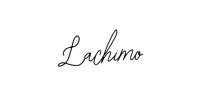 You should practise on your own different ways (Bearetta-2O07w) to write your name (Lachimo) in signature. don't let someone else do it for you. Lachimo signature style 12 images and pictures png