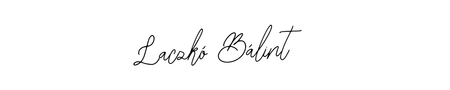 It looks lik you need a new signature style for name Laczkó Bálint. Design unique handwritten (Bearetta-2O07w) signature with our free signature maker in just a few clicks. Laczkó Bálint signature style 12 images and pictures png