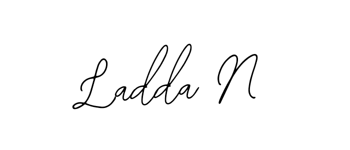 Ladda N stylish signature style. Best Handwritten Sign (Bearetta-2O07w) for my name. Handwritten Signature Collection Ideas for my name Ladda N. Ladda N signature style 12 images and pictures png