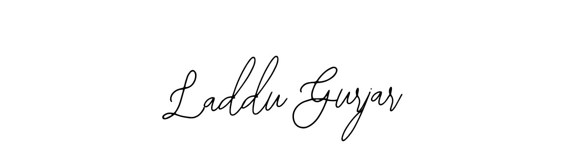 Use a signature maker to create a handwritten signature online. With this signature software, you can design (Bearetta-2O07w) your own signature for name Laddu Gurjar. Laddu Gurjar signature style 12 images and pictures png