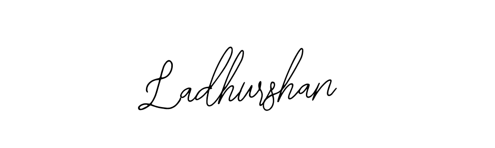 Also You can easily find your signature by using the search form. We will create Ladhurshan name handwritten signature images for you free of cost using Bearetta-2O07w sign style. Ladhurshan signature style 12 images and pictures png