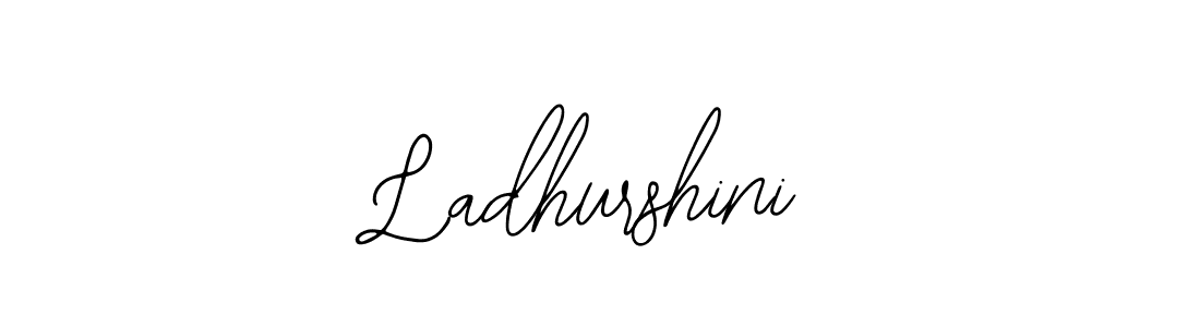 Design your own signature with our free online signature maker. With this signature software, you can create a handwritten (Bearetta-2O07w) signature for name Ladhurshini. Ladhurshini signature style 12 images and pictures png