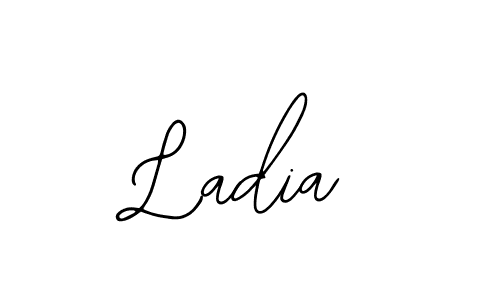 Ladia stylish signature style. Best Handwritten Sign (Bearetta-2O07w) for my name. Handwritten Signature Collection Ideas for my name Ladia. Ladia signature style 12 images and pictures png