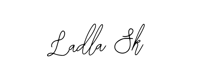 The best way (Bearetta-2O07w) to make a short signature is to pick only two or three words in your name. The name Ladla Sk include a total of six letters. For converting this name. Ladla Sk signature style 12 images and pictures png