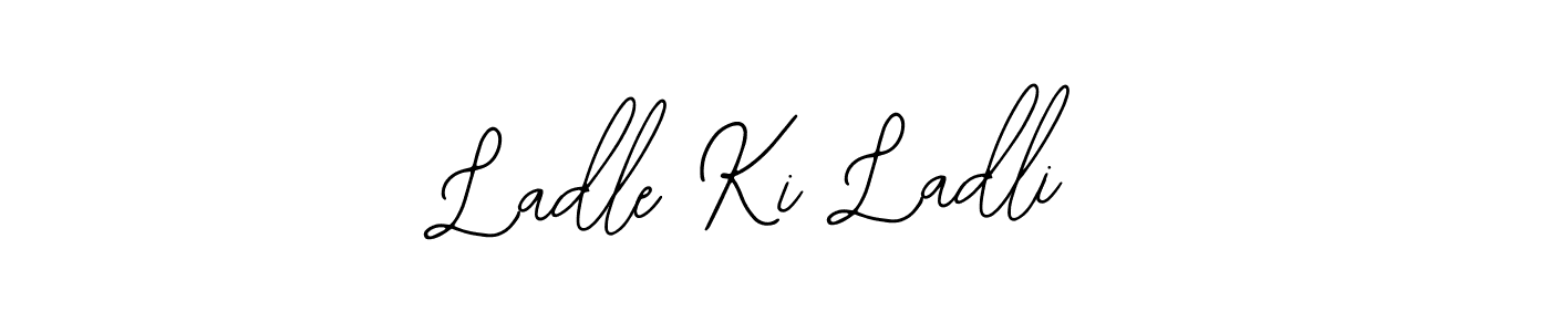 Similarly Bearetta-2O07w is the best handwritten signature design. Signature creator online .You can use it as an online autograph creator for name Ladle Ki Ladli. Ladle Ki Ladli signature style 12 images and pictures png