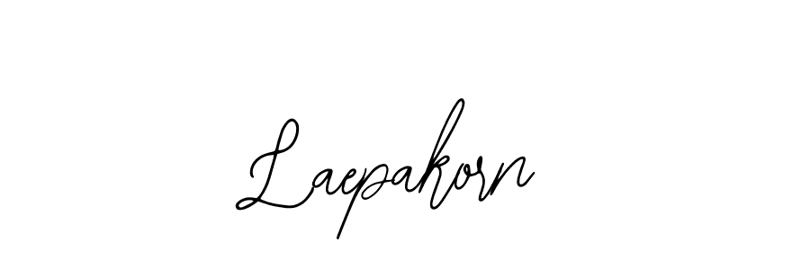 if you are searching for the best signature style for your name Laepakorn. so please give up your signature search. here we have designed multiple signature styles  using Bearetta-2O07w. Laepakorn signature style 12 images and pictures png