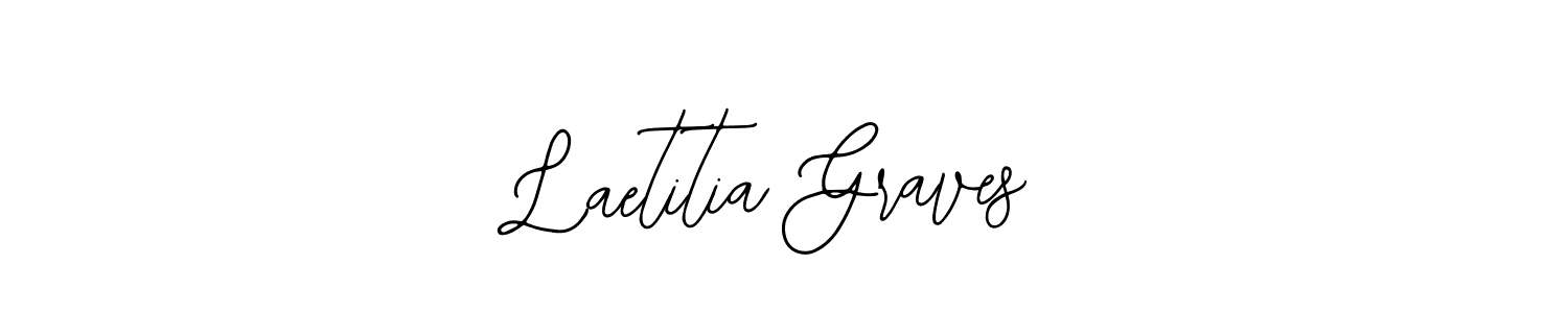 The best way (Bearetta-2O07w) to make a short signature is to pick only two or three words in your name. The name Laetitia Graves include a total of six letters. For converting this name. Laetitia Graves signature style 12 images and pictures png