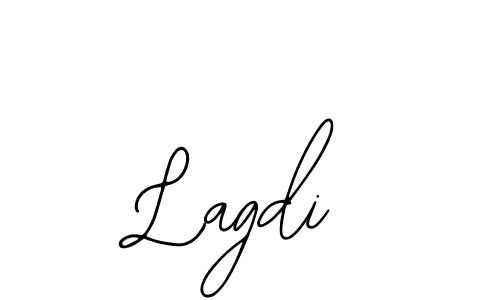 Use a signature maker to create a handwritten signature online. With this signature software, you can design (Bearetta-2O07w) your own signature for name Lagdi. Lagdi signature style 12 images and pictures png