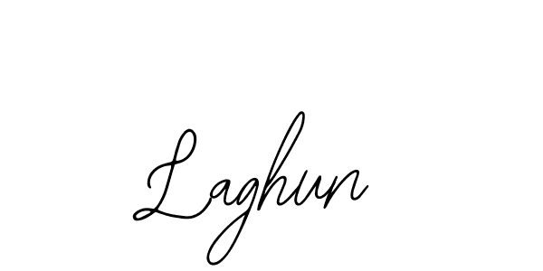 Use a signature maker to create a handwritten signature online. With this signature software, you can design (Bearetta-2O07w) your own signature for name Laghun. Laghun signature style 12 images and pictures png