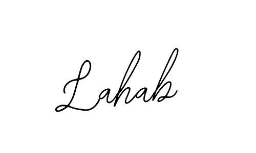 Also You can easily find your signature by using the search form. We will create Lahab name handwritten signature images for you free of cost using Bearetta-2O07w sign style. Lahab signature style 12 images and pictures png