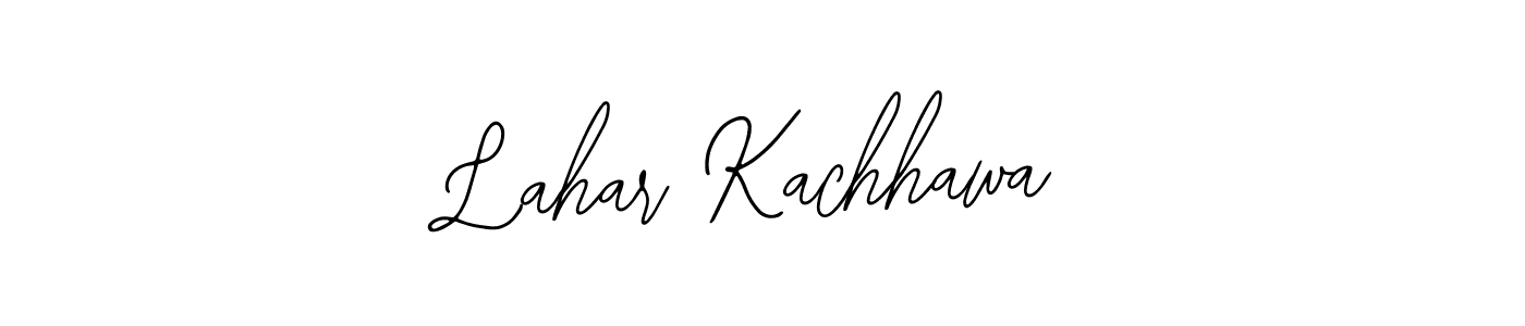 Create a beautiful signature design for name Lahar Kachhawa. With this signature (Bearetta-2O07w) fonts, you can make a handwritten signature for free. Lahar Kachhawa signature style 12 images and pictures png