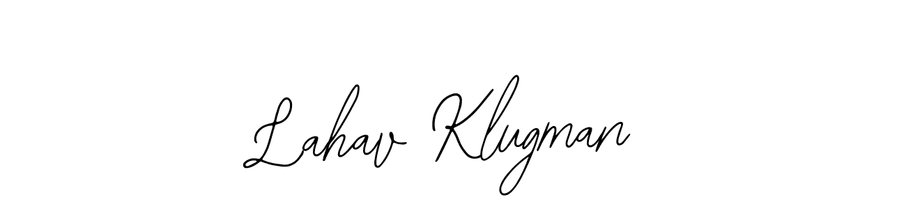 Bearetta-2O07w is a professional signature style that is perfect for those who want to add a touch of class to their signature. It is also a great choice for those who want to make their signature more unique. Get Lahav Klugman name to fancy signature for free. Lahav Klugman signature style 12 images and pictures png