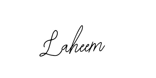 How to make Laheem signature? Bearetta-2O07w is a professional autograph style. Create handwritten signature for Laheem name. Laheem signature style 12 images and pictures png