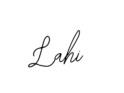 How to make Lahi name signature. Use Bearetta-2O07w style for creating short signs online. This is the latest handwritten sign. Lahi signature style 12 images and pictures png