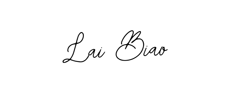 This is the best signature style for the Lai Biao name. Also you like these signature font (Bearetta-2O07w). Mix name signature. Lai Biao signature style 12 images and pictures png