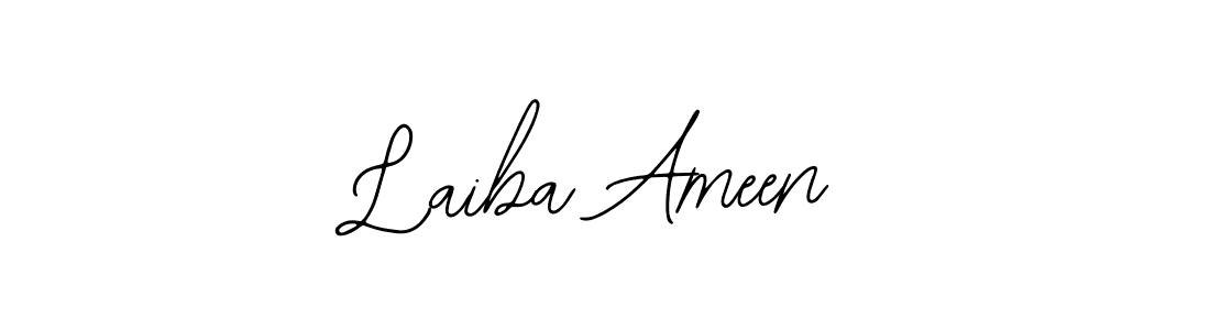 Design your own signature with our free online signature maker. With this signature software, you can create a handwritten (Bearetta-2O07w) signature for name Laiba Ameen. Laiba Ameen signature style 12 images and pictures png