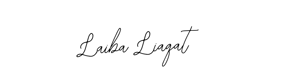 Use a signature maker to create a handwritten signature online. With this signature software, you can design (Bearetta-2O07w) your own signature for name Laiba Liaqat. Laiba Liaqat signature style 12 images and pictures png