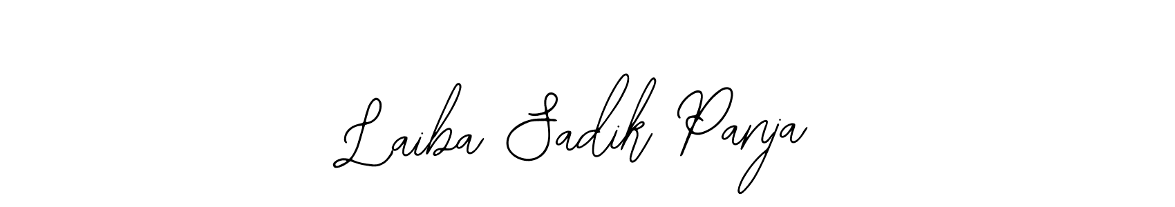 You can use this online signature creator to create a handwritten signature for the name Laiba Sadik Panja. This is the best online autograph maker. Laiba Sadik Panja signature style 12 images and pictures png